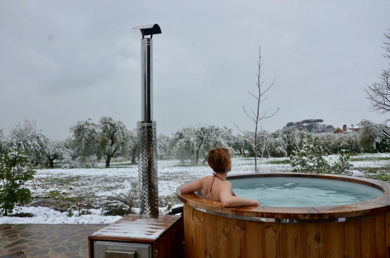 ジェンツァーノ・ディ・ローマ Casale Del Gelsoヴィラ エクステリア 写真
